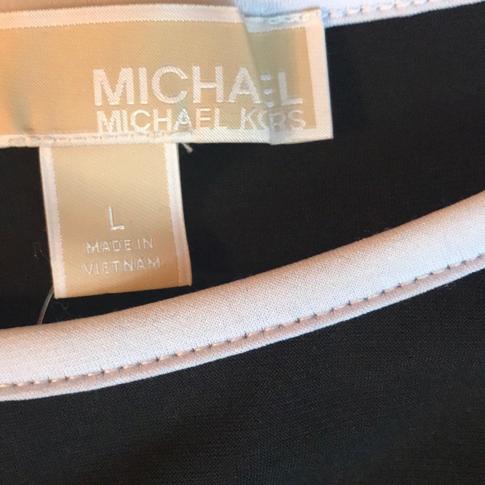 MICHAEL Michael Kors Solid Flounce Dress - Picture 7 of 8
